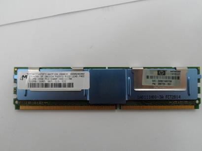 HP Micron 512MB PC2-5300 DDR2-667MHz 240-Pin DIMM ( MT9HTF6472FY-667F1D4 398705-051 ) REF