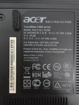 PR20314_TM2403WXCi_Acer TM2403WXCi 1.5Ghz 247MB Ram No HDD Laptop - Image7