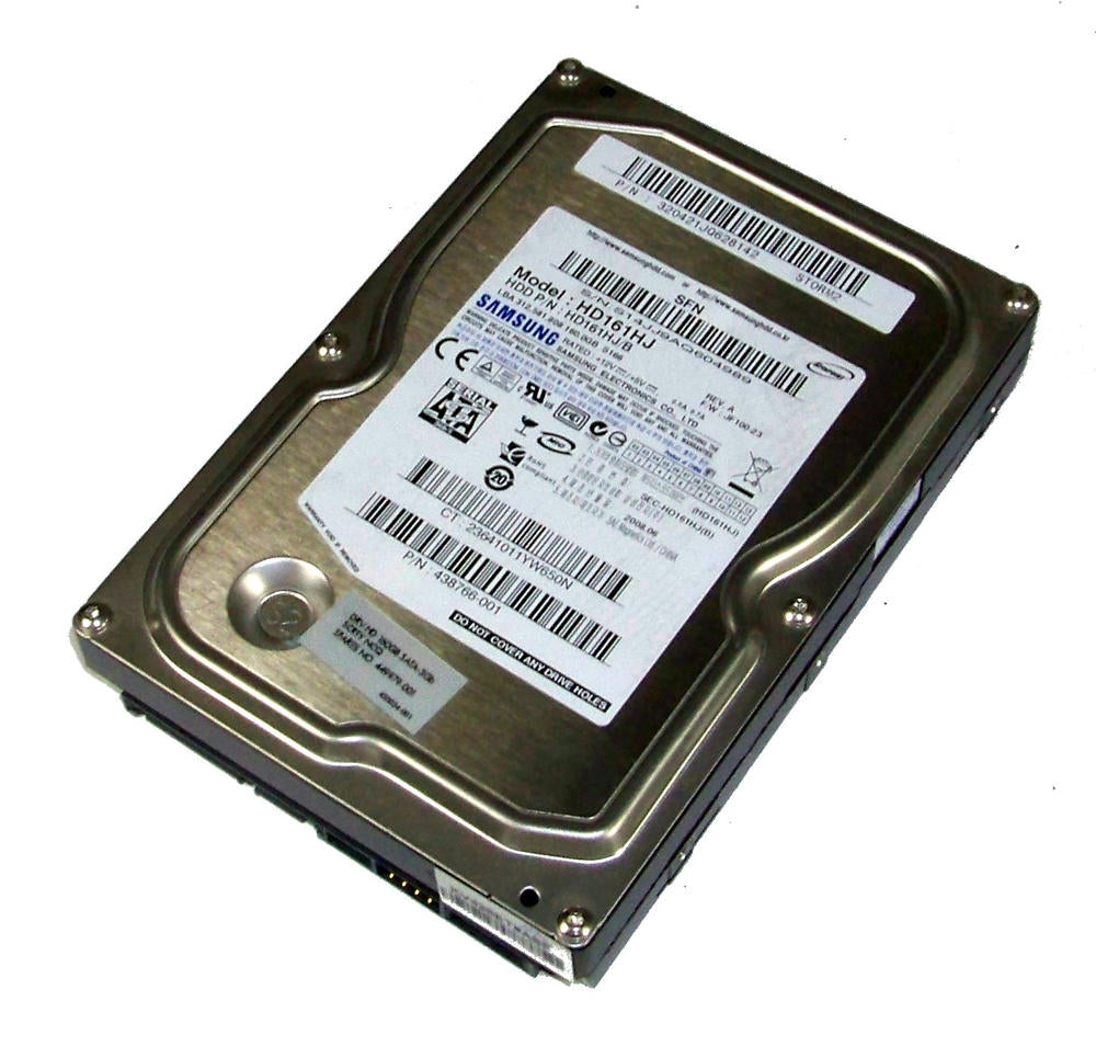 Samsung HP 160Gb SATA 7200rpm 3.5in HDD ( HD161HJ/B HD161HJ 438766-001 432393-001 ) REF