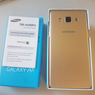 Samsung Galaxy A5 16GB Gold Android Smartphone - SM-A500FU - Unused Repaired