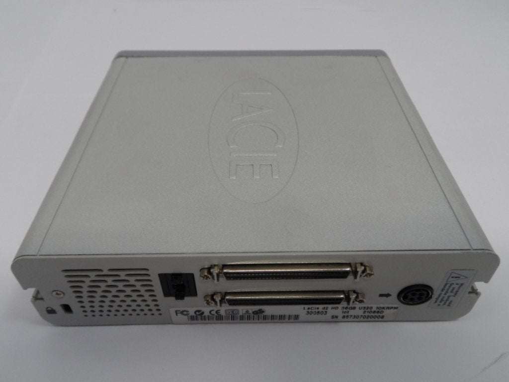 300503 - LaCle d2 HD 36GB U320 10KRPM External Hard Drive - Silver - USED