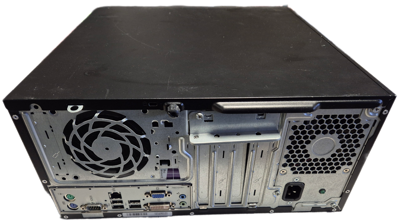HP ProDesk 400 G2 MT 250GB SSD DVD 12GB RAM i5-4590s 3GHz Win10 ( J4B19EA#ABU ) USED
