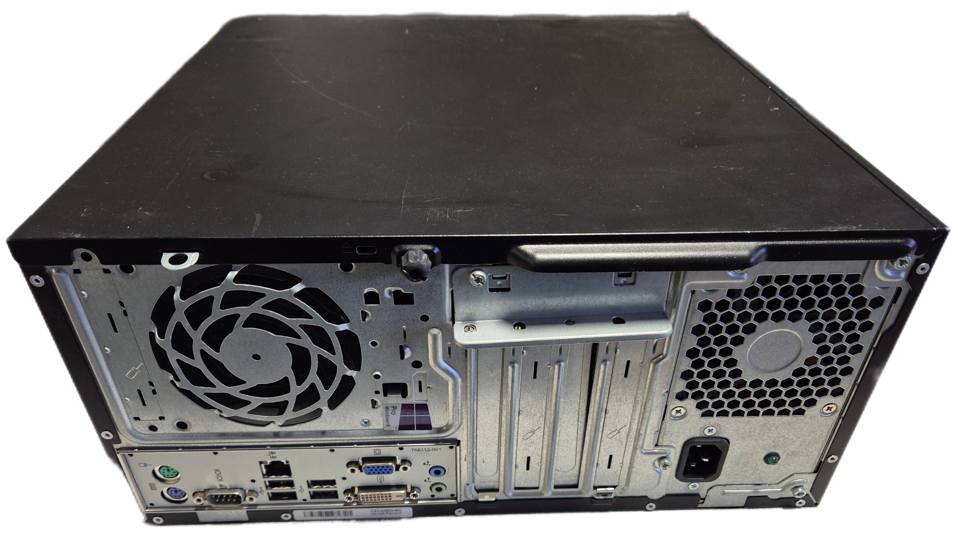 HP ProDesk 400 G2 MT 250GB SSD DVD 12GB RAM i5-4590s 3GHz Win10 ( J4B19EA#ABU ) USED
