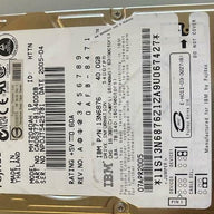 Fujitsu IBM 40Gb IDE 5400rpm 2.5in Laptop HDD ( CA06377-B134000B MHT2040AH 13N6876 ) REF