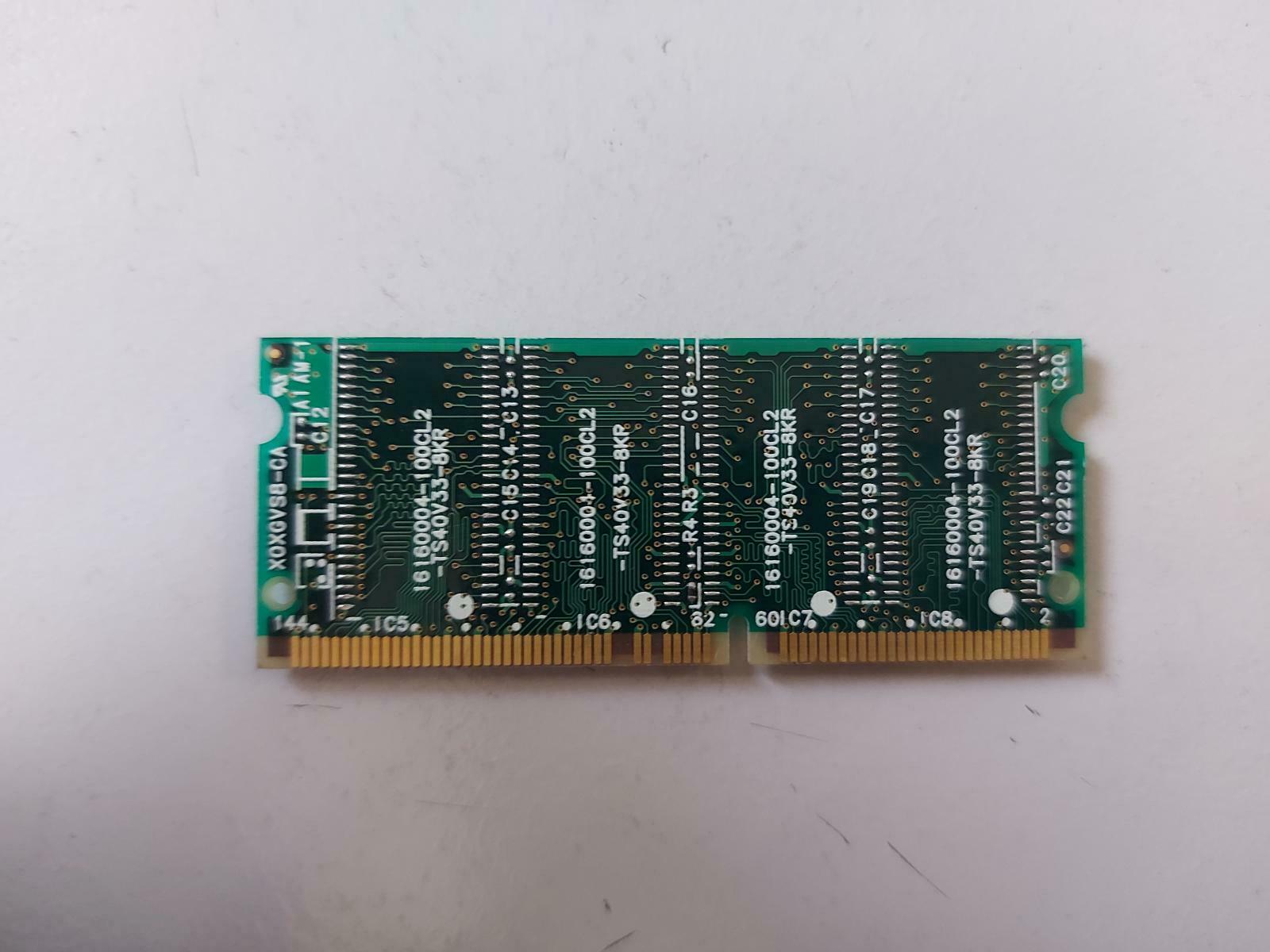 Buffalo 128MB PC133 nonECC Unbuffered CL3 SoDimm VN133-X128EFJ PC133S-333-542-Z