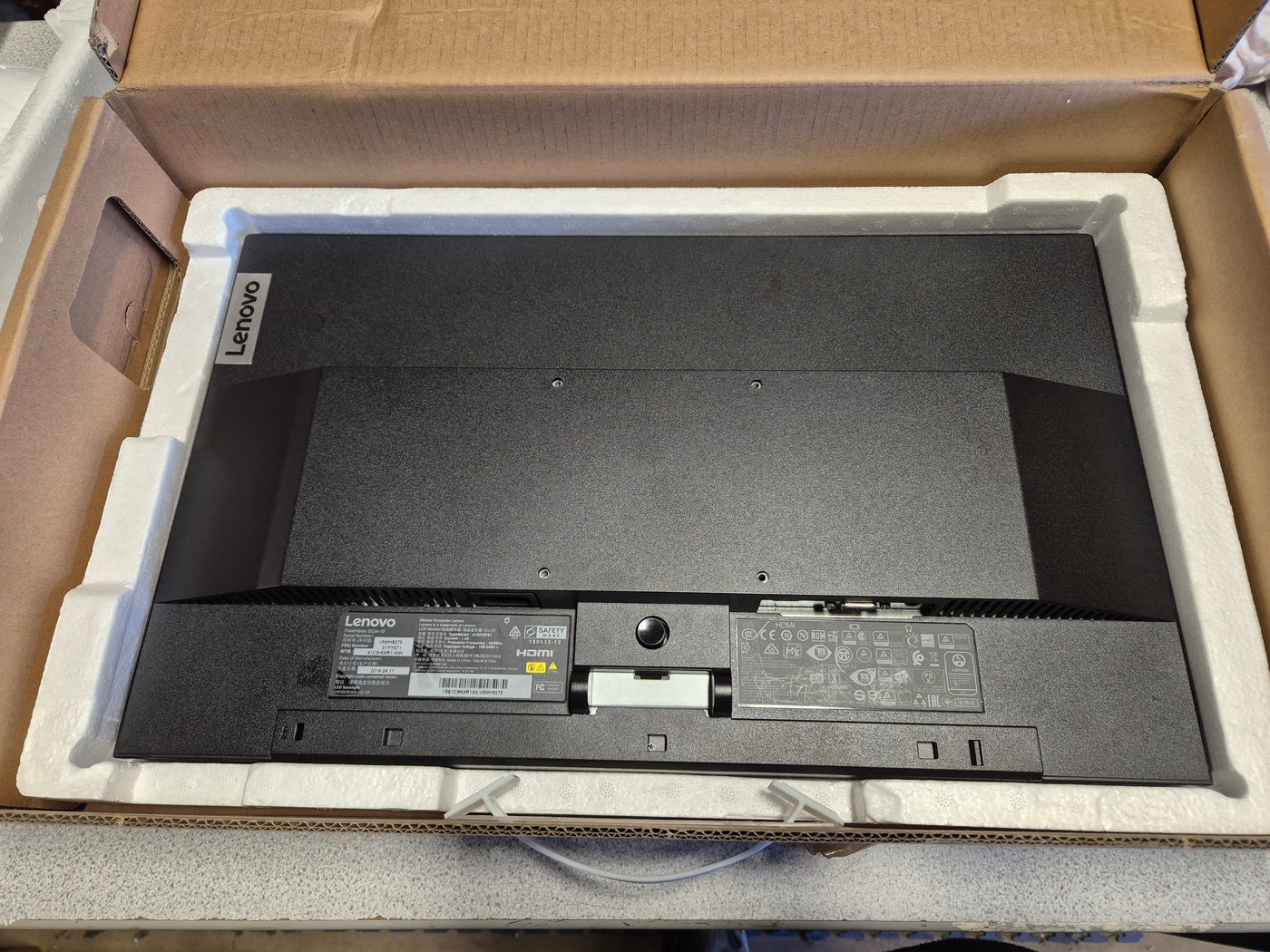 Lenovo ThinkVision S22e-19 21.5” Full HD Monitor - BOXED w/ stand ( 01YY071 ) USED