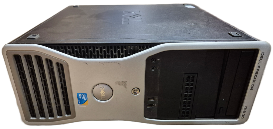 Dell Precision T5500 Xeon W5580 3.2GHz 48GB RAM NO HDD NO OS - WinVista Business COA present USED