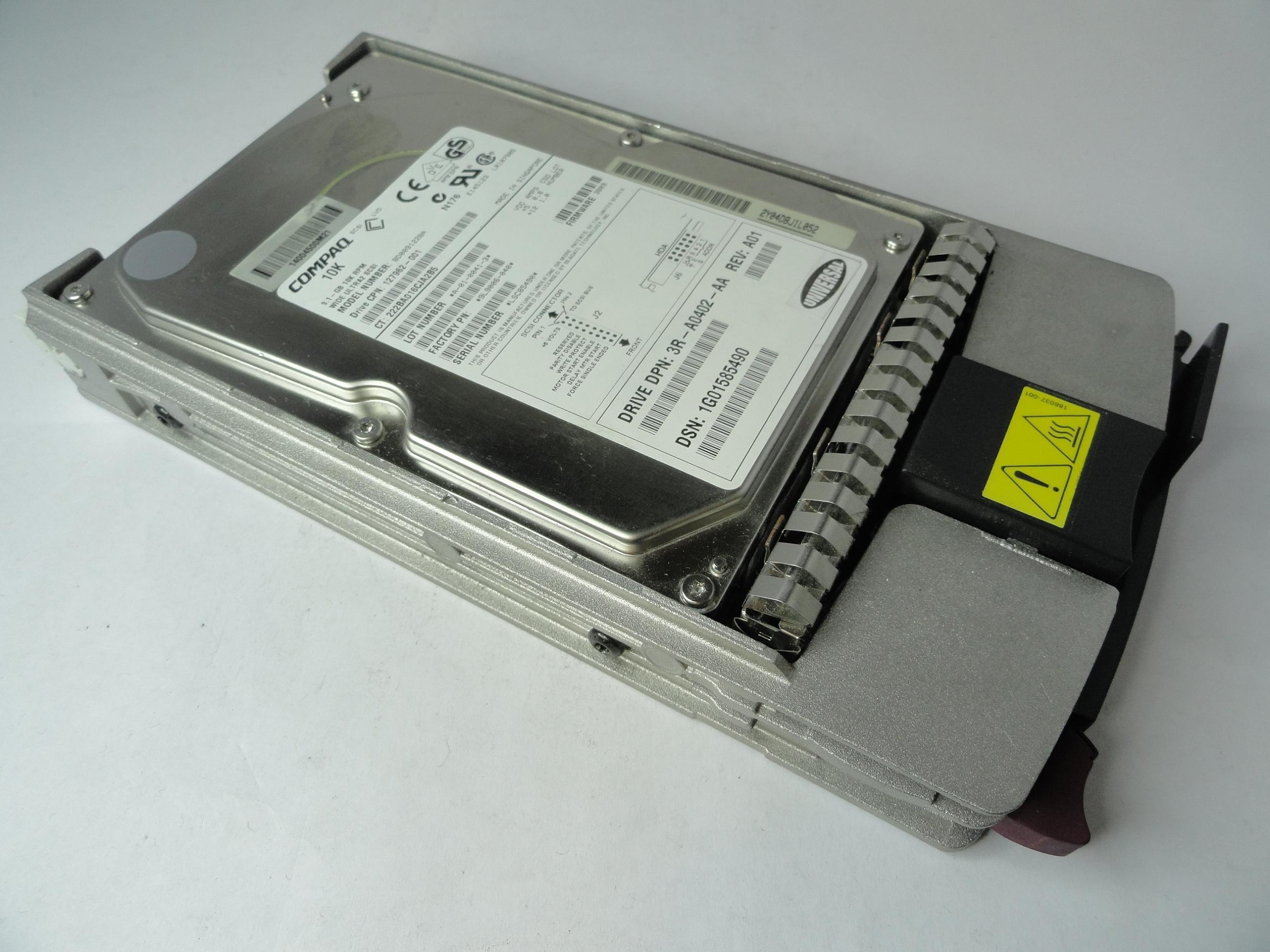 PR20484_9L9006-040_Seagate Compaq 9.1GB SCSI 80 Pin 10Krpm 3.5in HDD - Image3