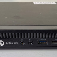 HP EliteDesk 800 G1 Desktop Mini 120GB SSD 4GB RAM i3-4160T 3.1GHz Linux Mint w/ adapter ( L9W49ET#ABU ) USED