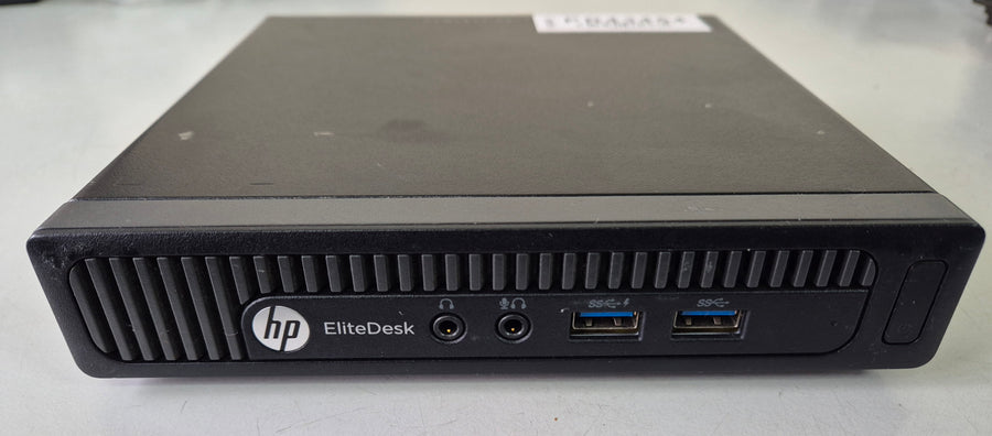 HP EliteDesk 800 G1 Desktop Mini 120GB SSD 4GB RAM i3-4160T 3.1GHz Linux Mint w/ adapter ( L9W49ET#ABU ) USED