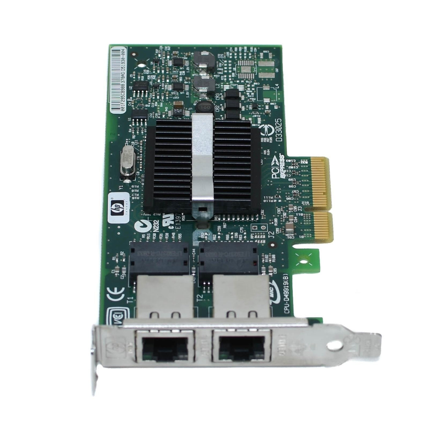 HP ADP NC360T PCIe GIGABIT DUALPORT LONG PROFILE 412651-001