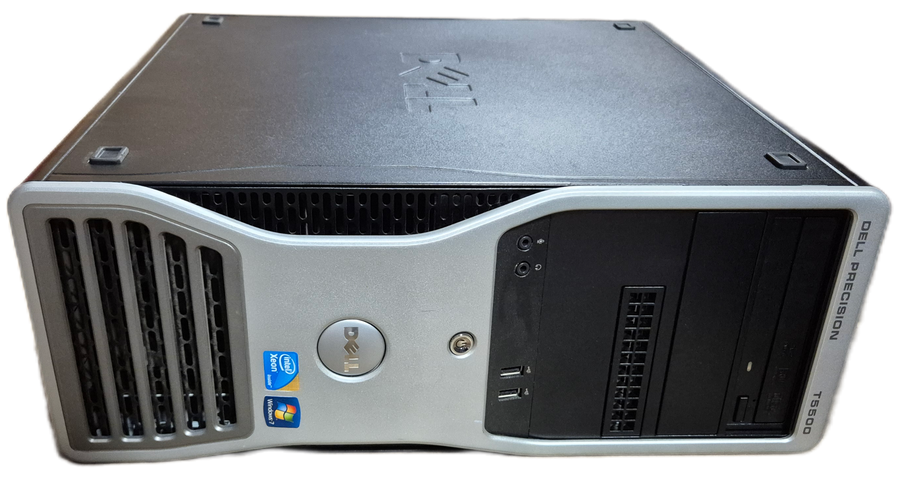 Dell Precision T5500 Xeon X5690 3.47GHz DVD NO HDD NO RAM NO OS Win7Pro COA present USED
