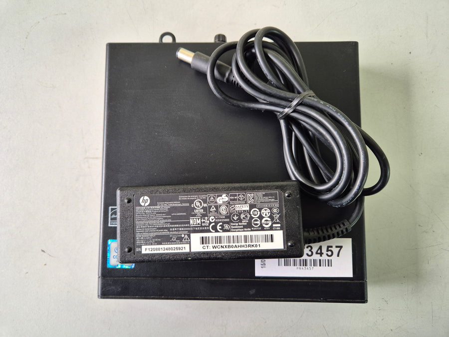 HP ProDesk 400 G2 Mini 120GB SSD 4GB RAM i3-6100T 3.2GHz NO OS w/ adapter ( P5K28ET#ABU ) USED