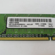 Unigen 1GB PC3-10600 DDR3-1333MHz DIMM RAM ( UG12U6400M8DU-ACLEF UG12U6400M8DU-ACLEF    Unigen )SB