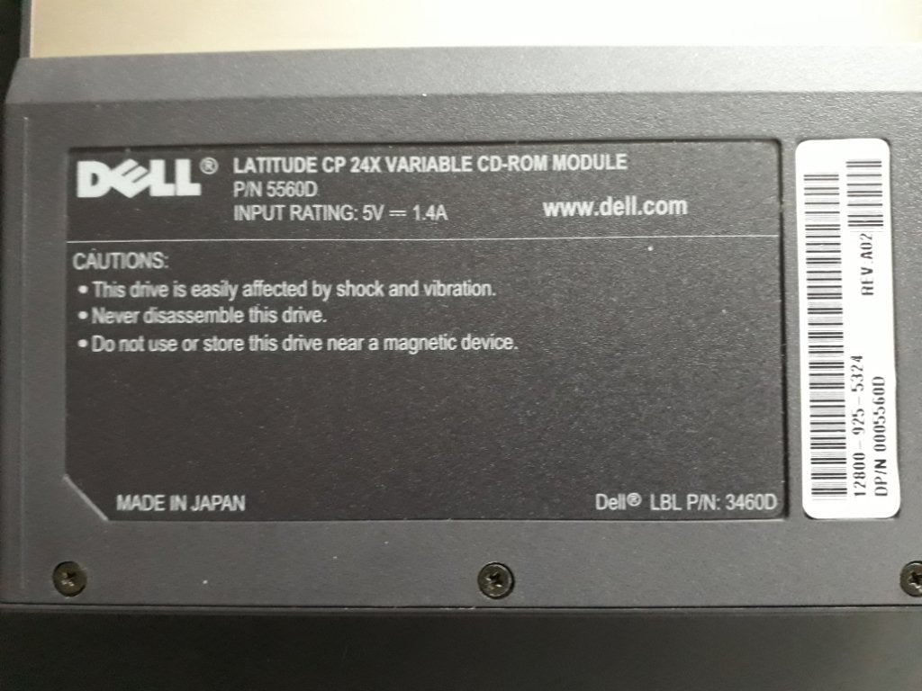 Dell 5560D Latitude C-Series 24X CD-ROM Drive ( 5560D 0005560D  Dell )