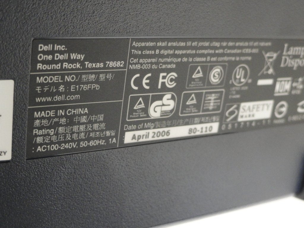 PR11573_MC127_Dell 17" TFT Monitor E176FPB - Image3