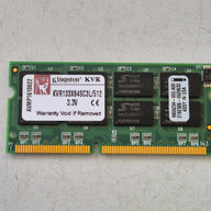 Kingston 512MB PC133 133MHz non-ECC Unbuffered CL3 144-Pin SoDimm ( KVR133X64SC3L/512 9905234-003.A00 ) REF