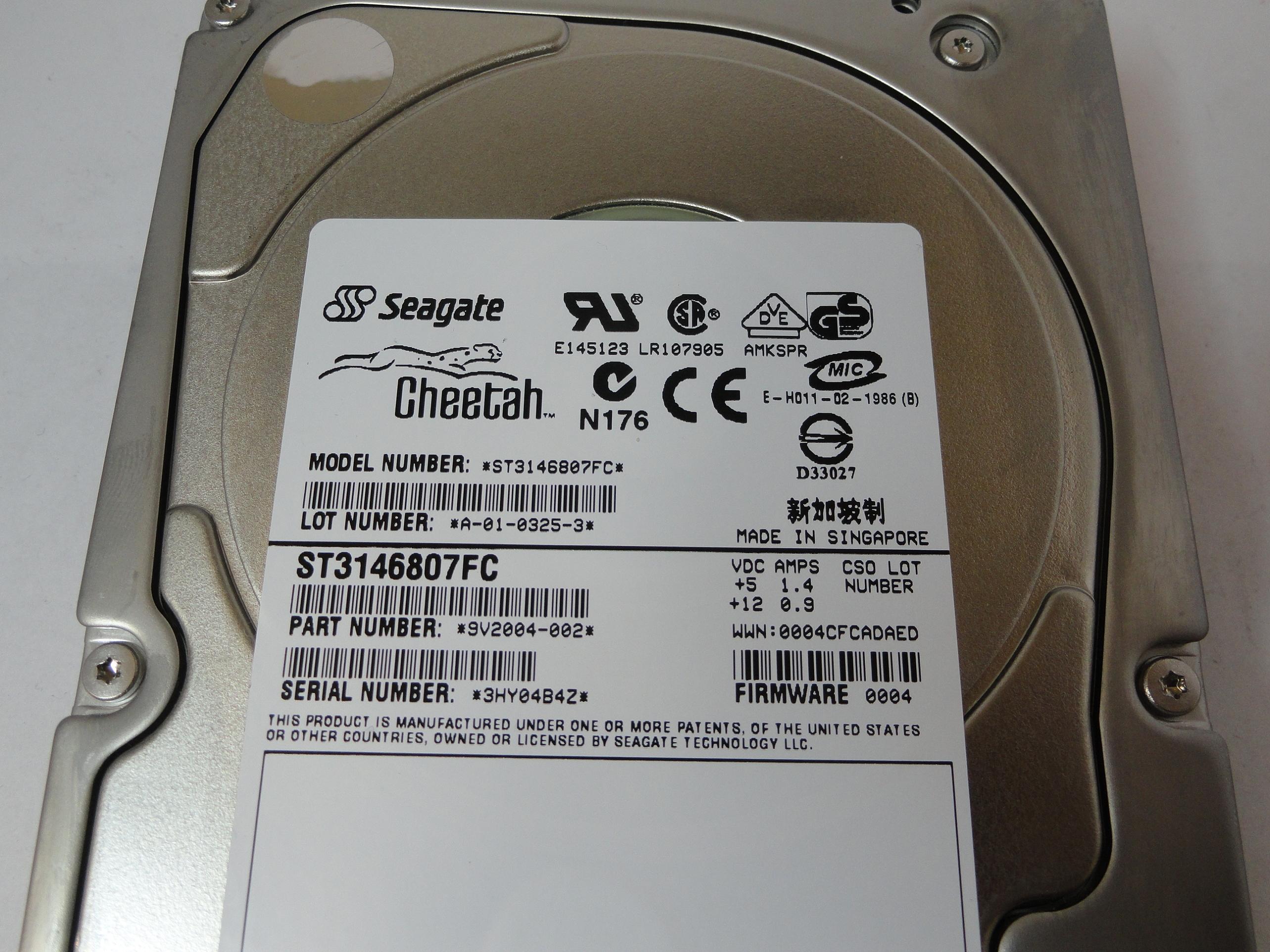 PR21321_9V2004-002_Seagate 146Gb Fibre Channel 10Krpm 3.5in HDD - Image2