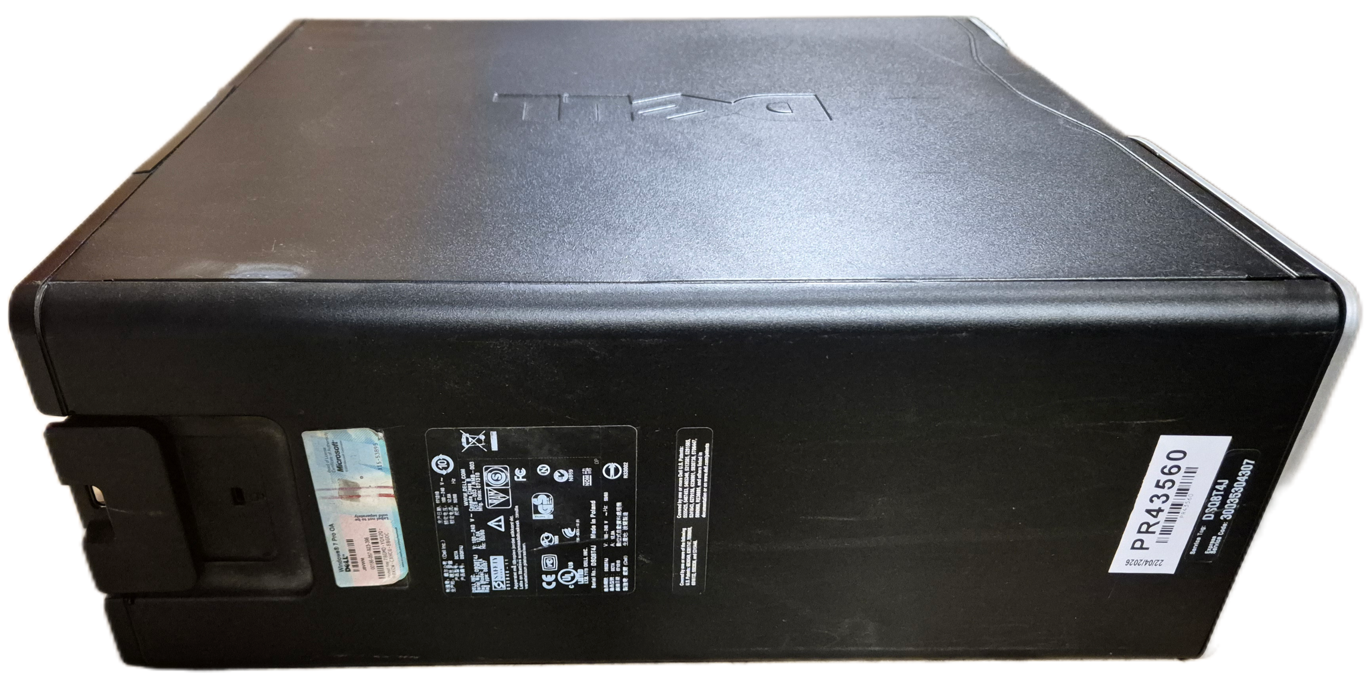 Dell Precision T5500 Xeon X5690 3.47Ghz 24GB RAM NO HDD NO OS Win7Pro COA present USED 
