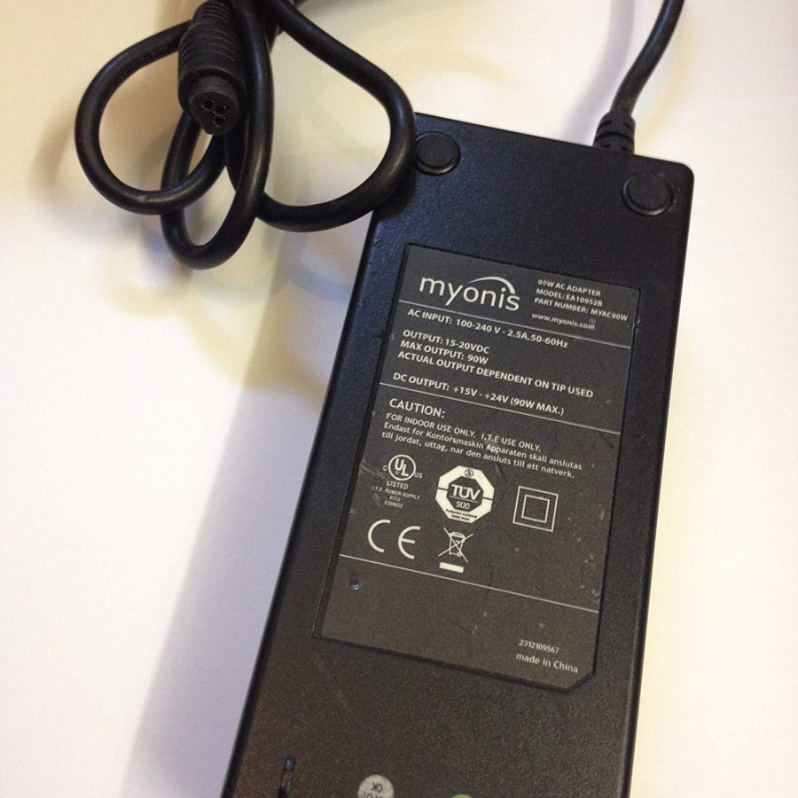 MYONIS AC DC Adaptor 90W (EA10952B MYAC90W USED)