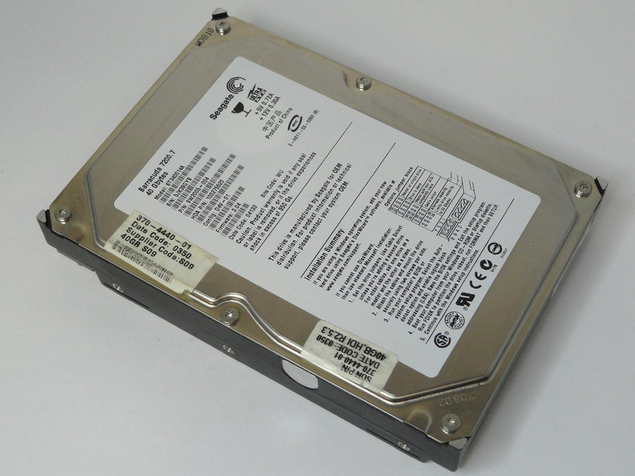 Seagate Sun 40GB IDE 7200rpm 3.5in HDD ( 9W2005-004 ST340014A 370-4440-01 ) REF