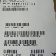 PR21188_CA06550-B14900NW_Fujitsu Intel 73Gb SCSI 80 Pin 10Krpm 3.5in HDD - Image3