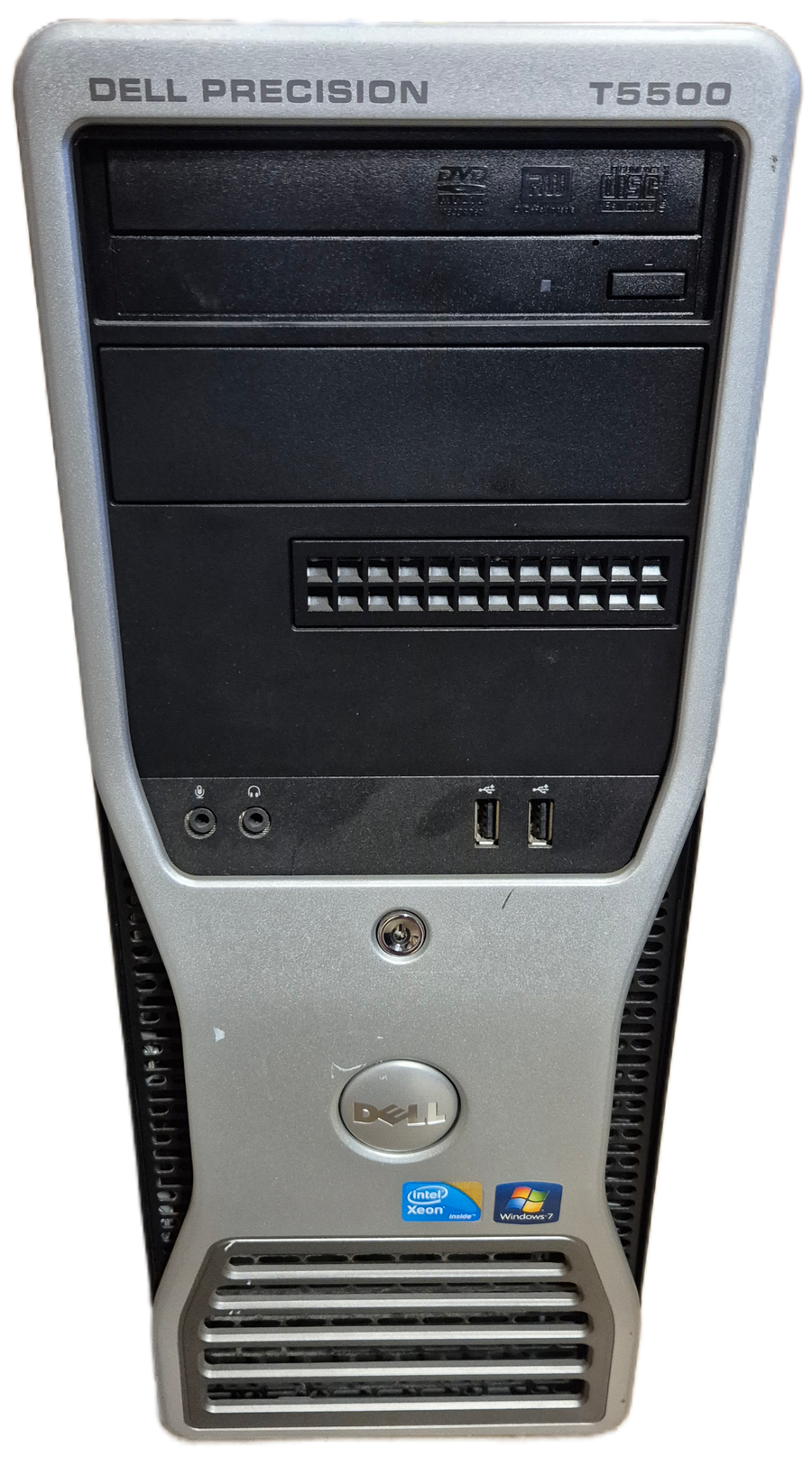 Dell Precision T5500 Xeon X5690 3.47GHz 300GB HDD 24GB RAM DVD NO OS Win7Pro COA present USED