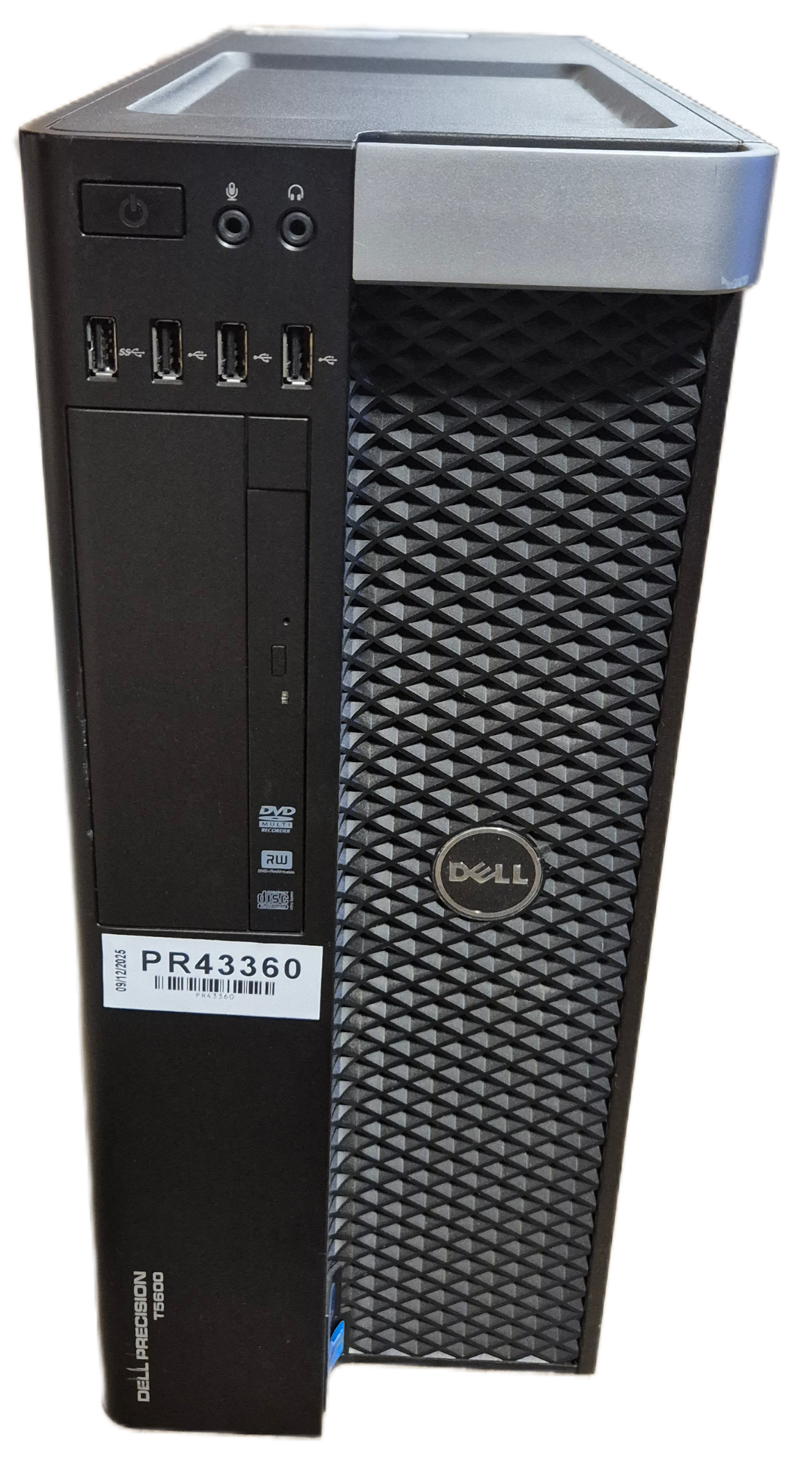 Dell Precision T5600 DVD 16GB RAM Dual Xeon E5-2687W 3.1GHz NO HDD NO OS ( D01T ) USED