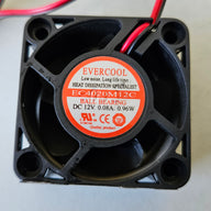 Evercool DC12V 0.08A 0.96W Ball Bearing Fans, 4Pin Molex 2wire ( EC4020M12C ) USED