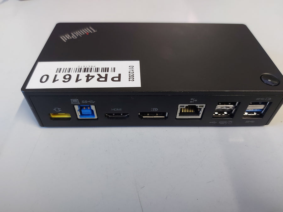 Lenovo Thinkpad USB 3.0 Ultra Dock w/ AC Adapter ( DK1523 SD20H10908 03X6898 ) USED 