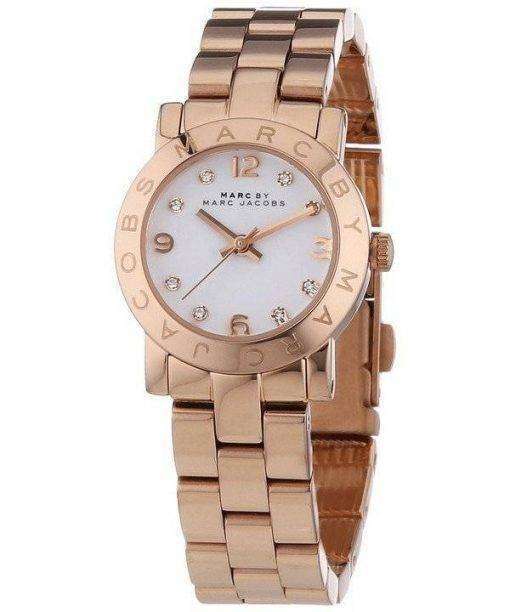 Marc Jacobs Ladies Mini AMY Rose Gold Watch ( MBM3078 )