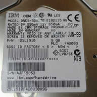 MC0096_07N3120_IBM 9.1GB SCSI 68 Pin 7200rpm 3.5in HDD - Image3