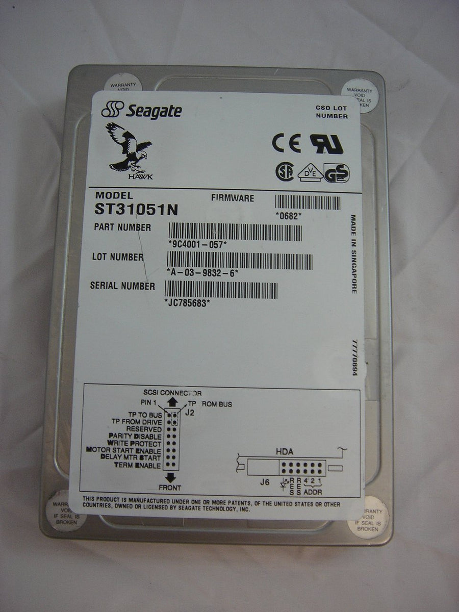 MC5432_9C4001-057_1.6GB SCSI 50pin Seagate HDD - Image2