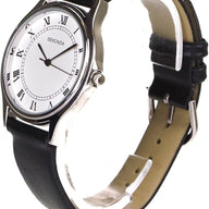 Sekonda Gents White & Black Leather Watch 3022