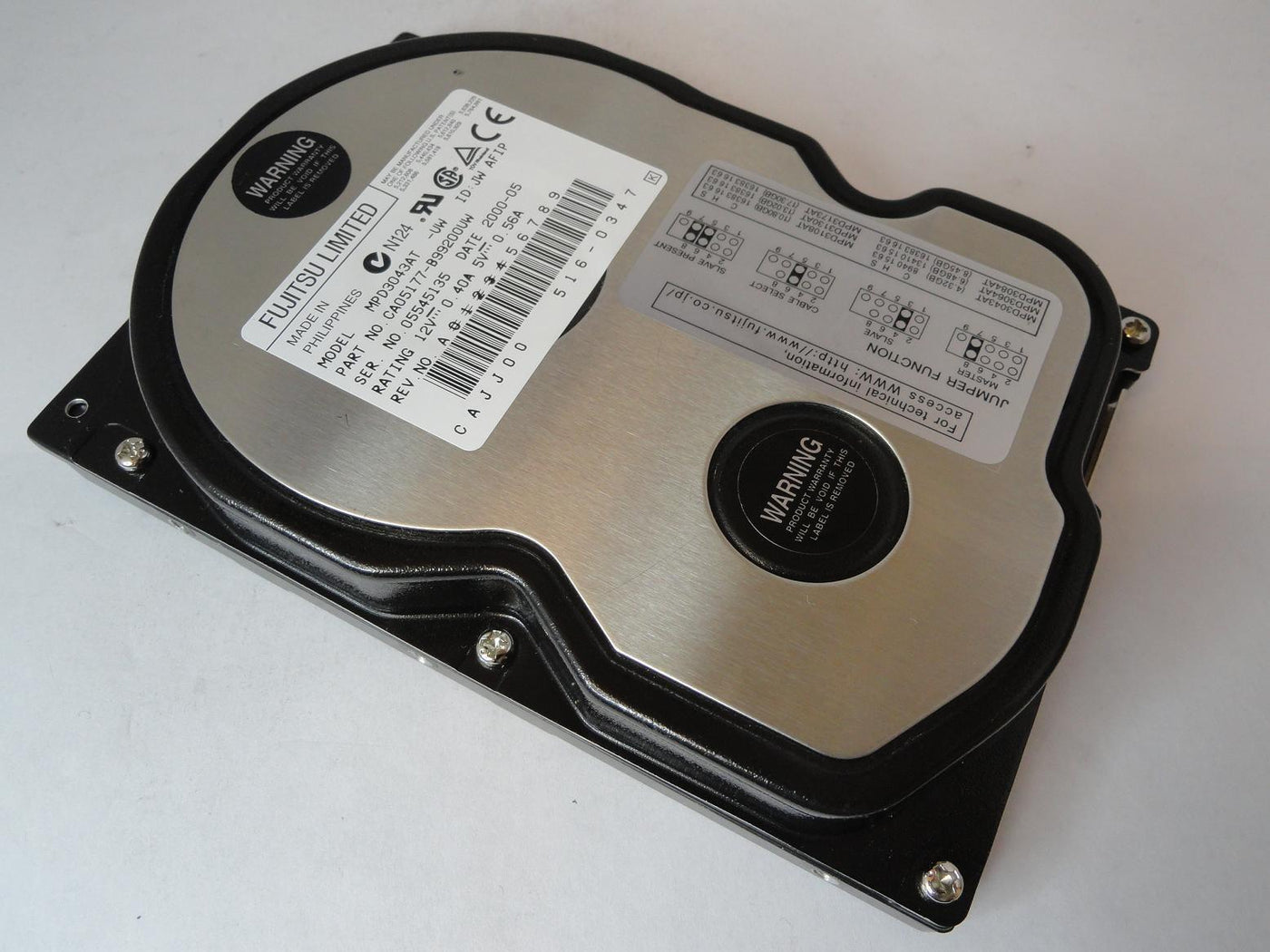 CA05177-B99200UW - Fujitsu 4.3GB IDE 7200rpm 3.5in HDD - Refurbished