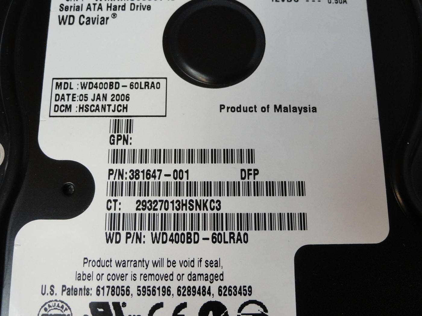 PR03594_WD400_Western Digital Compaq 40GB SATA 7200rpm 3.5in HDD - Image3