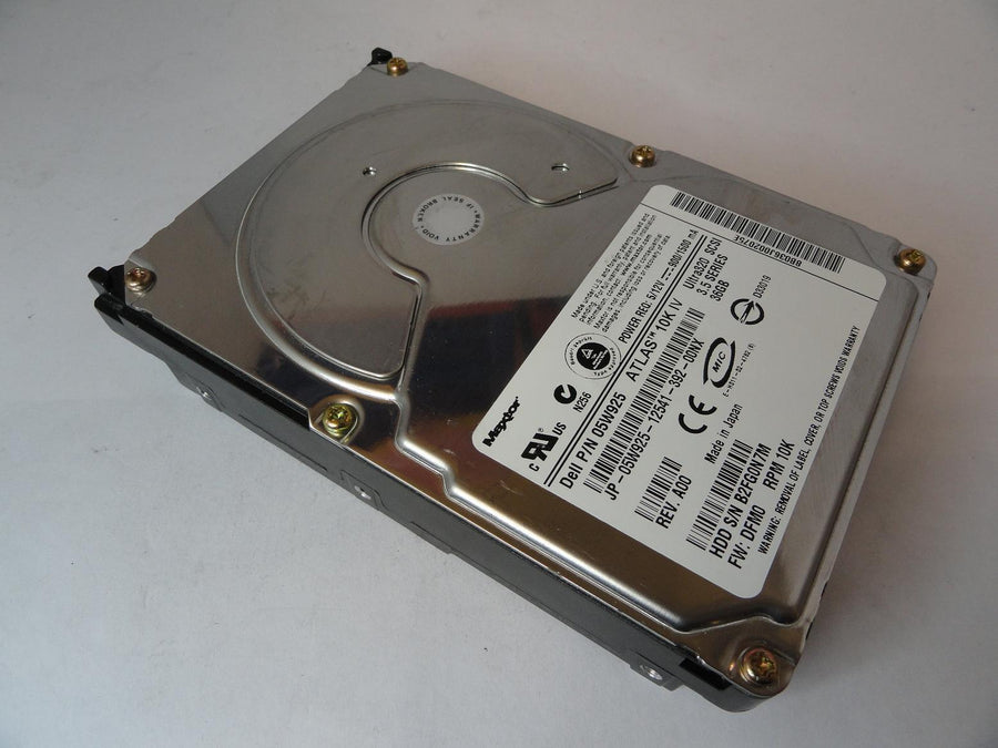 8B036J0 - Maxtor Dell 36GB SCSI 80 Pin 10Krpm 3.5in HDD - Refurbished