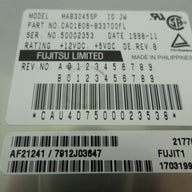 PR05962_MAB3045SP_IBM Fujitsu 4.5Gb SCSI 68 Pin 7200rpm 3.5in HDD - Image3