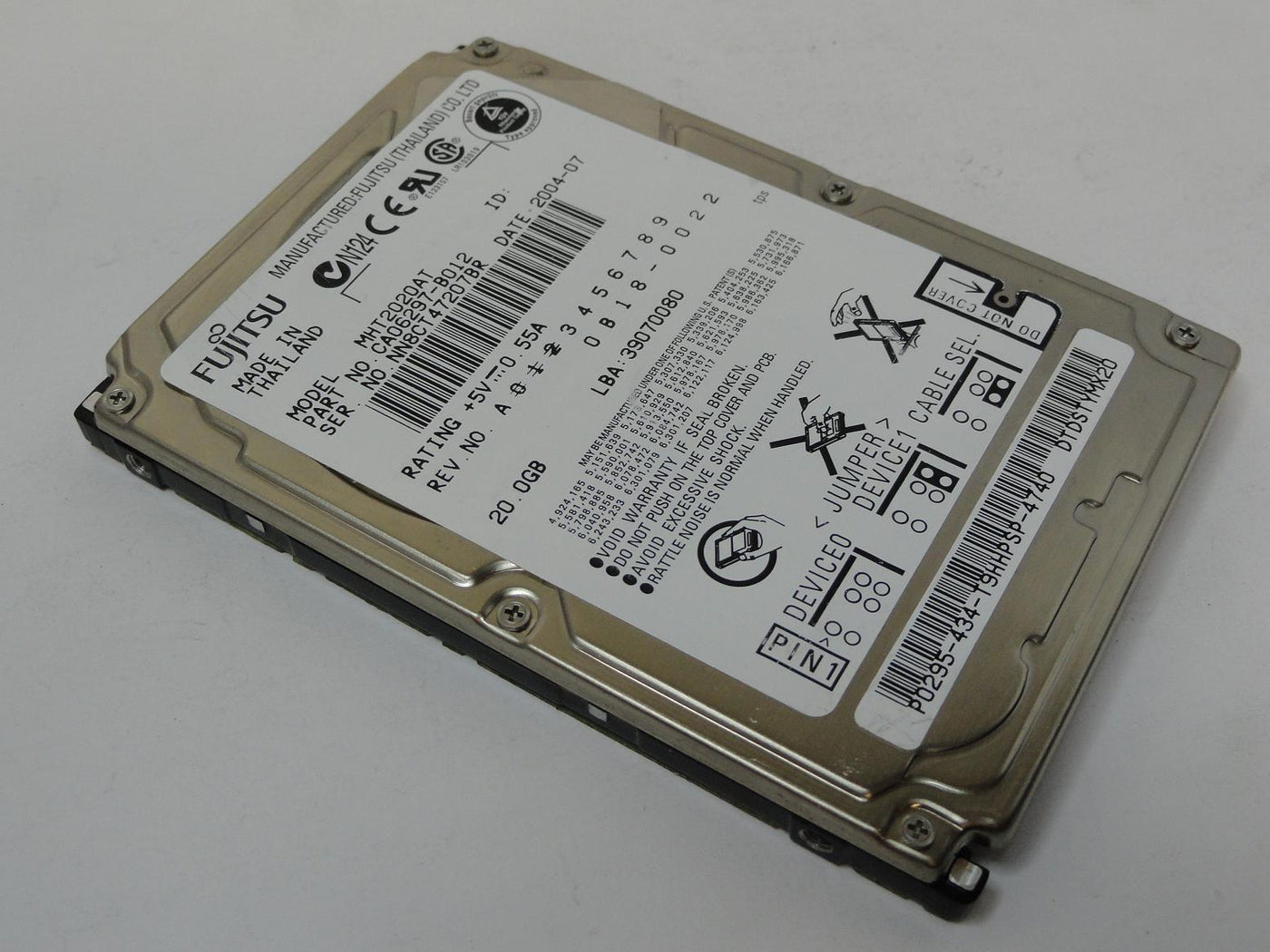 CA06297-B012 - Fujitsu 20GB IDE 4200rpm 2.5in HDD - Refurbished