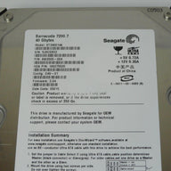 PR06139_9W2005-004_Seagate 40GB IDE 7200rpm 3.5in HDD - Image3