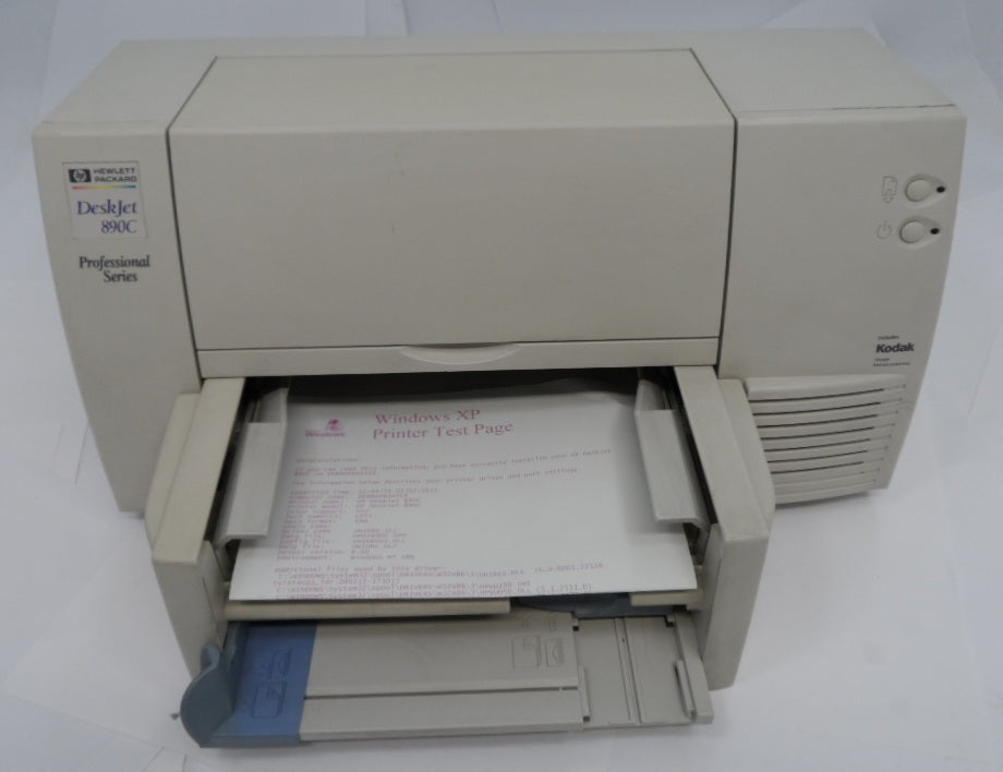 C5876A - HP Deskjet 890C Colour Ink Printer. Parrallel, White - Refurbished