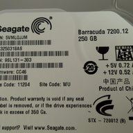 9SL131-303 - Seagate 250Gb SATA HDD, 7200RPM,  8MB Cache - Refurbished
