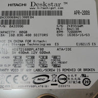 PR10591_0A33996_Hitachi 80GB IDE 7200rpm 3.5in HDD - Image3