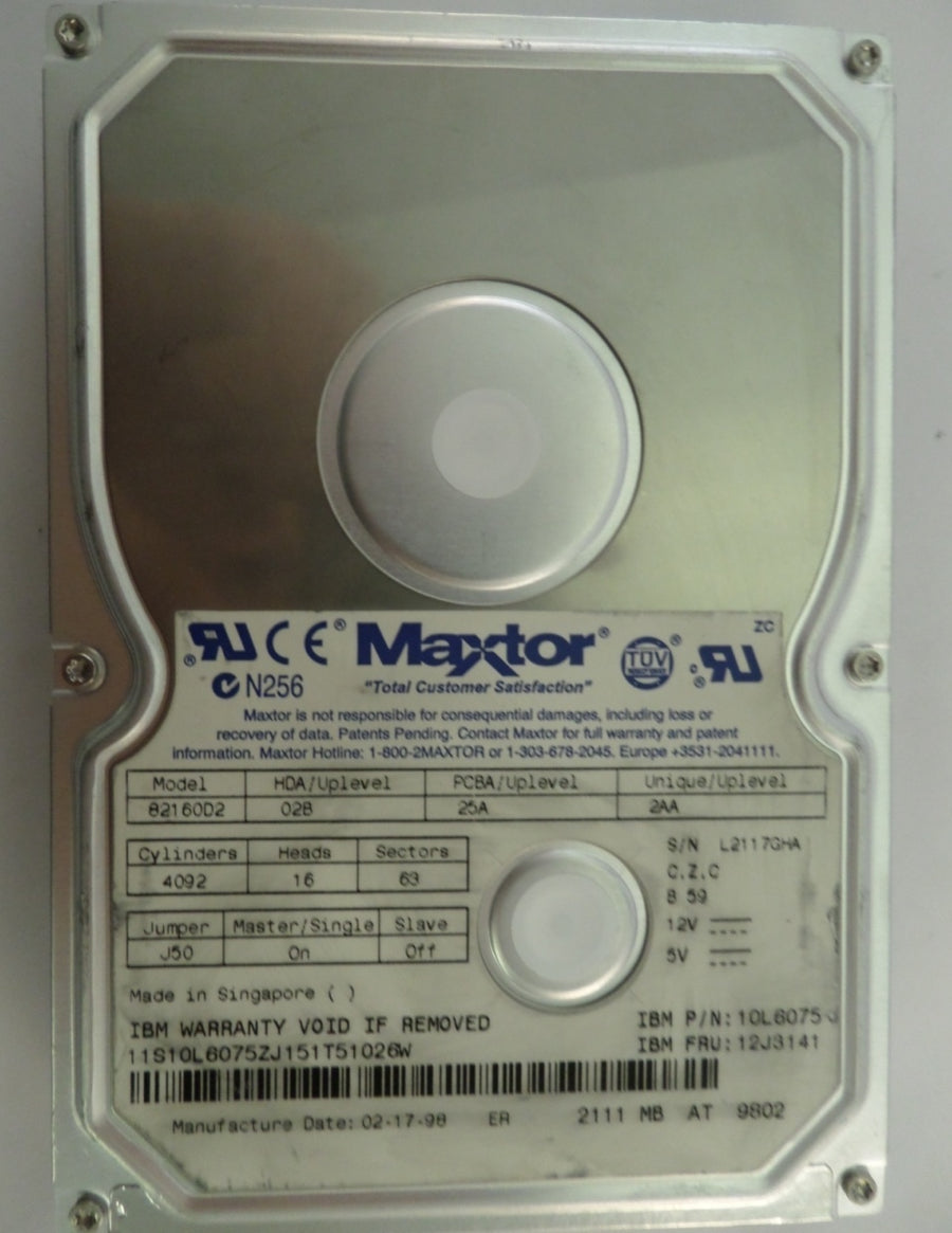 PR23169_8B036J0_NEC / Maxtor 36GB SCSI 80 Pin 10Krpm 3.5" HDD - Image2