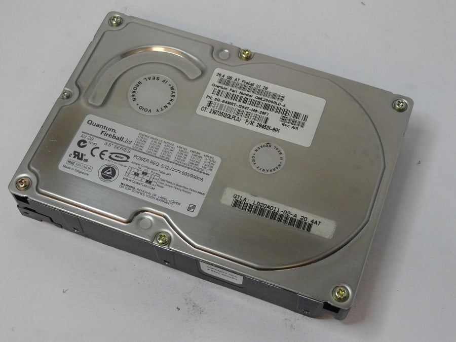 LD20A011 - Quantum Dell Compaq 20GB IDE 5400rpm 3.5in Fireball LCT HDD - Refurbished