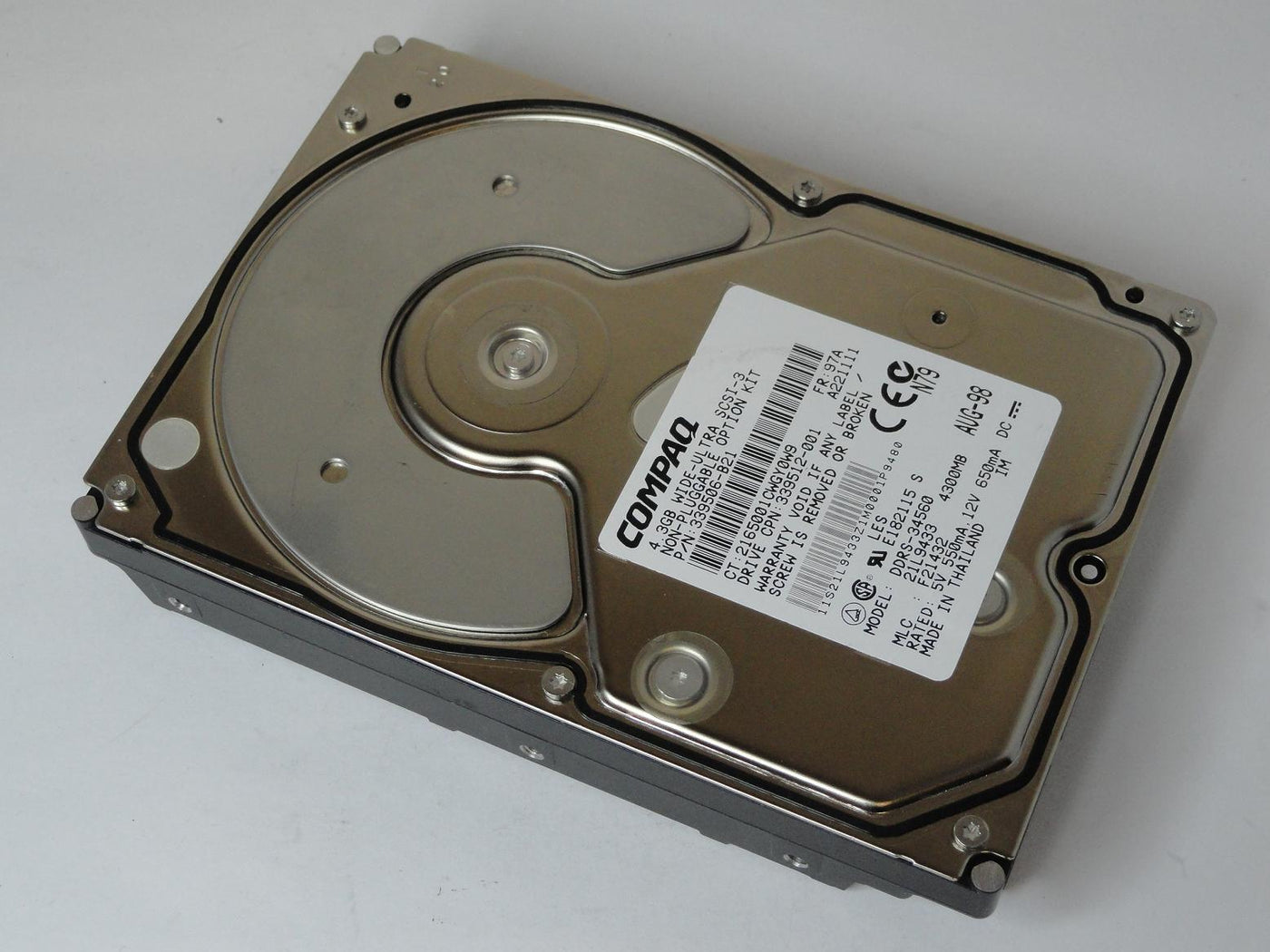 21L9433 - IBM Compaq 4.3GB SCSI 68 Pin 7200rpm 3.5in HDD - Refurbished