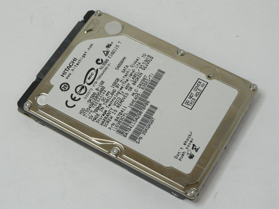 0A70411 - Hitachi 160GB SATA 5400rpm 2.5in HDD - Refurbished