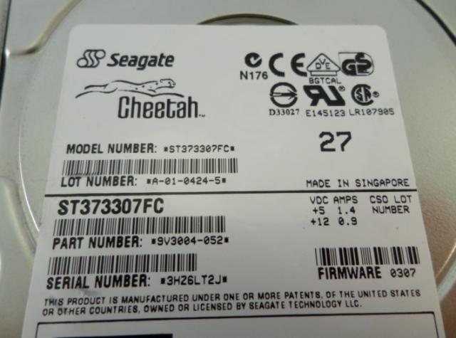 PR11352_9V3004-052_Sun / Seagate 73.4GB 10KRPM Fibre Channel - Image7