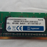 HYU242328256ECC0E - Hyperam 256 MB Memory Module - Refurbished