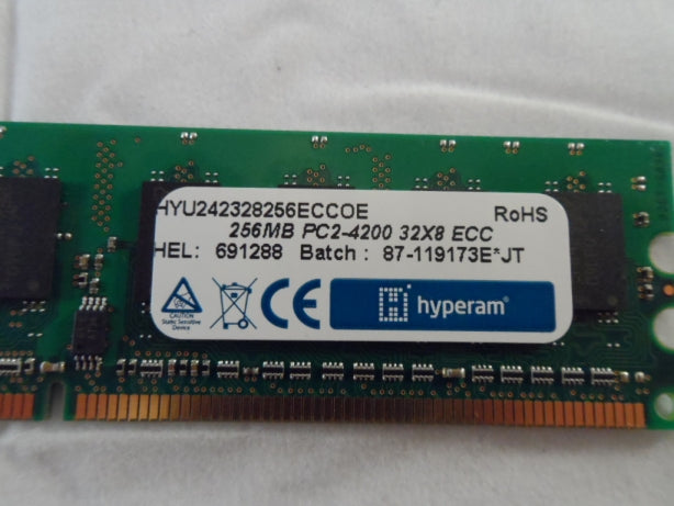 HYU242328256ECC0E - Hyperam 256 MB Memory Module - Refurbished